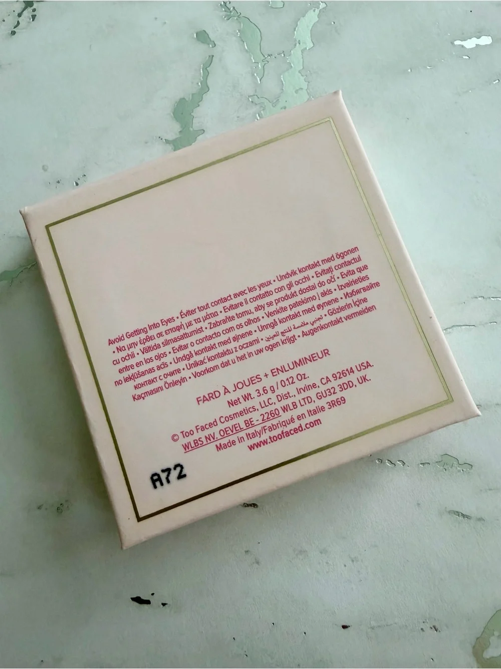 Too Faced Pinker Times Ahead Shimmering Pink Highlighter NWOBox